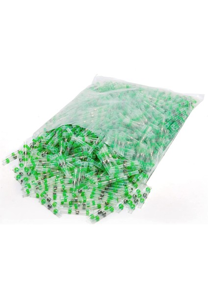 800 Pcs Lehim Contası Tel Konektörü Yeşil 18-16 Awg - Isıyla Daralan Lehim Butt Konnektörü Kalaylı Otomatik Deniz Tekne Kıvrım (Yurt Dışından)
