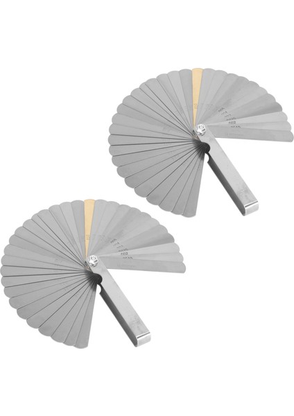 64X Mesafe Ölçer Feeler Ölçer Valf Öğretme Feeler Ölçer 0,04-0,88 mm Boşluk Boyutu (Yurt Dışından)