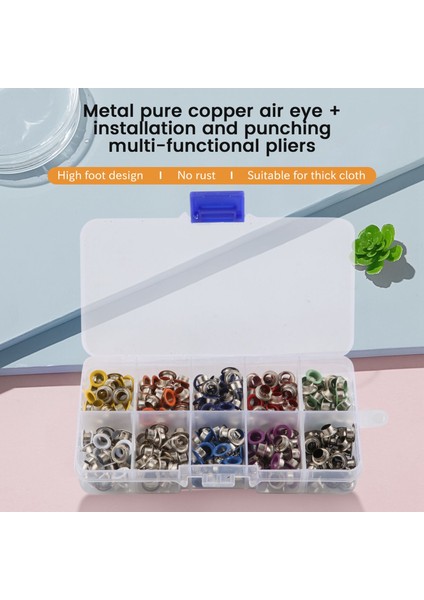 400 Adet 3/16 Inç Metal Grommets Kiti, 1 Adet Kuşgözü Delik Delme Pensesi, Metal Halkalar Kitleri Ayakkabı Halkaları Grommet Setleri (Yurt Dışından) fırsatları
