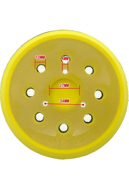 5 Inç 125MM 8 Delik 3 Çivi Destek Pedi Kanca ve Döngü Zımpara Pedleri Havalı Zımpara Elektrikli Zımpara Parlatıcı Araçları Uyar (Yurt Dışından) indirimleri