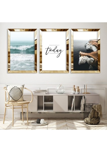 Today Gümüş Pleksi Kenar Mdf Tablo