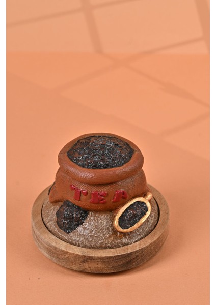 El Yapımı Özel Tasarım Çay Kahve Şeker Kavanozu - 3'lü Set - Vakumlu Ahşap Kapaklı (Kahverengi Detaylı) - Medium Amber Çizgili Cam - Mutfak ve Ev Dekorasyonu indirimleri