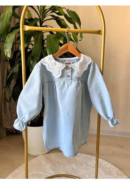 Dantel Yaka Denimelbise/tunik