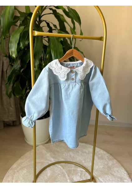 Dantel Yaka Denimelbise/tunik fiyatları