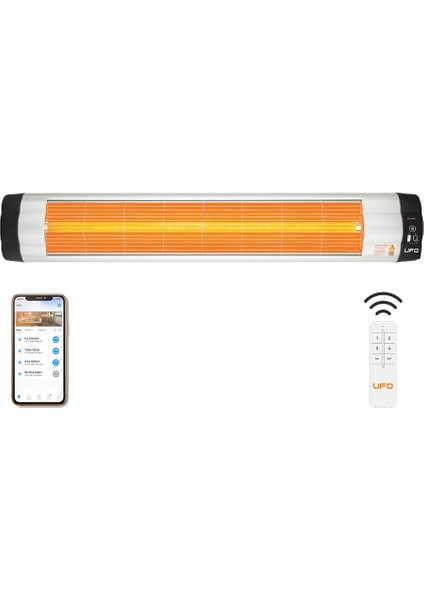 Lorem 3000W Mobil Uyumlu ve Uzaktan Kumandalı Isıtıcı