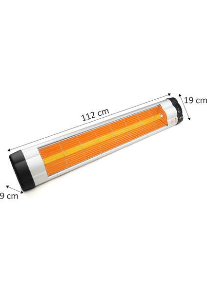 Lorem 3000W Mobil Uyumlu ve Uzaktan Kumandalı Isıtıcı