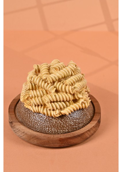 El Yapımı Özel Tasarım Kavanoz - 1800 ml - Vakumlu Ahşap Kapaklı (Burgu Makarna Detaylı) - Light Yeşil Cam - Mutfak ve Ev Dekorasyonu fırsatları