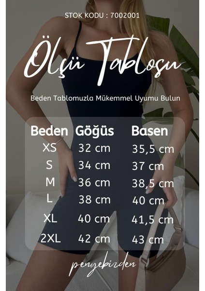 Ince Askılı Body Tulum -Açık Mavi