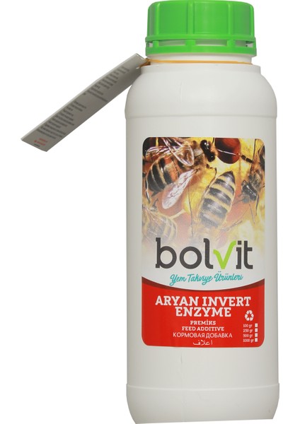 Aryan Invert Enzim - Sıvı Invertaz - 0,5 Lt