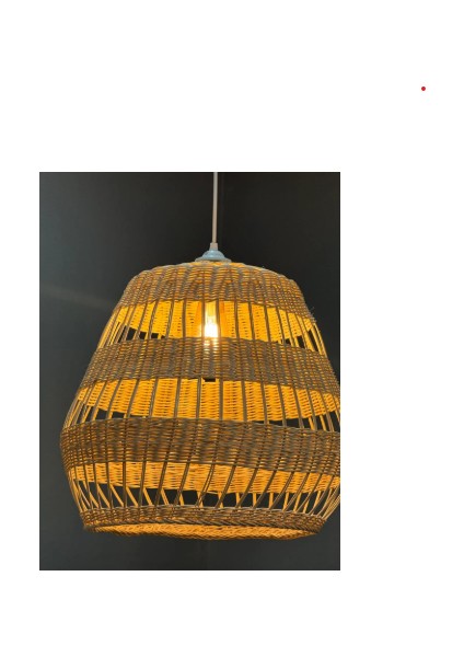 Rattan Bambu Bohem Avize
