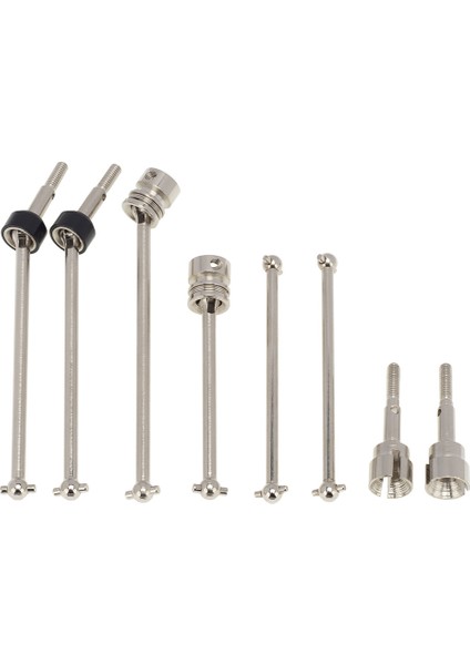 Metal Ön Orta Arkadan Çekişli Motosiklet Mili Cvd Köpek Kemiği Seti Wltoys 104001 1/10 Rc Araba Yükseltme Parçaları Yedek Aksesuarlar (Yurt Dışından)