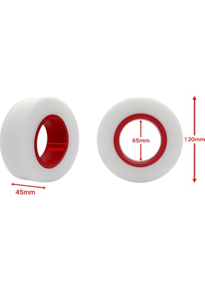 130MM Çift Kademeli Tpe Köpük Sünger Fit 2.2 Inç Tekerlek Lastikleri 1/10 Rc Paletli Araba Eksenel SCX10 Wraith Capra Traxxas, Kırmızı (Yurt Dışından) indirimleri