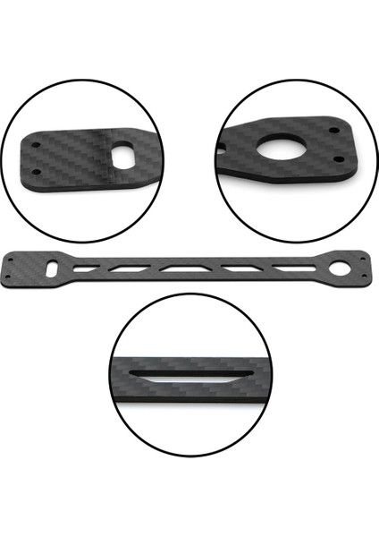 Karbon Fiber Ikinci Zemin Kurulu Plaka Tamiya TT02 TT02B Tt-02 TT-02B 1/10 Rc Araba Yükseltme Parçaları Aksesuarları (Yurt Dışından) fırsatları