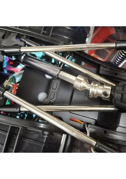 2 Adet Metal Tahrik Mili Şanzıman Cvd MN999 Mn 999 Defender D90 1/10 Rc Araba Yükseltme Parçaları Aksesuarları, Gümüş (Yurt Dışından) fırsatları