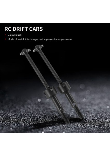 Metal Evrensel Salıncak Mili Cvd 53792 1/10 Rc Araba Için Tamiya Tt-01 TT01 Tt-02 TT02 TA04 Yükseltme Parçaları (Yurt Dışından)