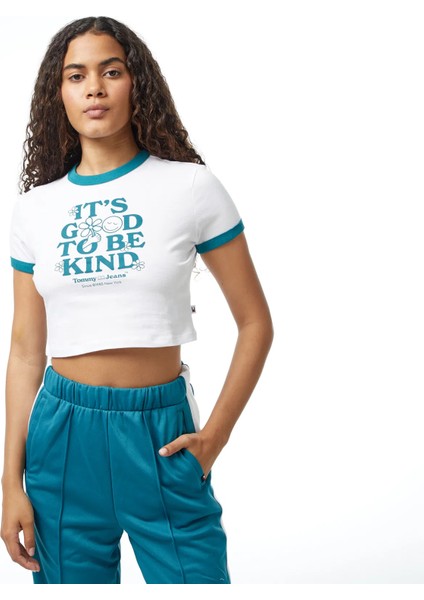Tjw Slim Crp Novelty1 Ringer Tee T-Shirt