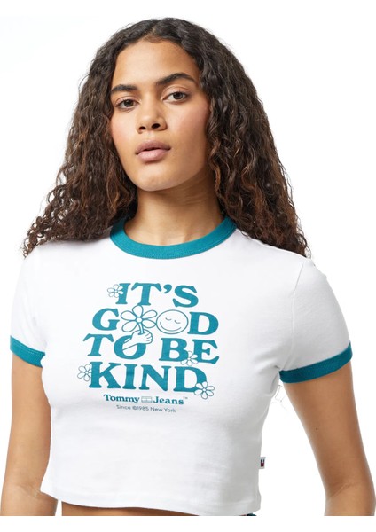 Tjw Slim Crp Novelty1 Ringer Tee T-Shirt fırsatları