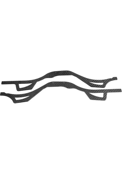 Çift Karbon Fiber Şasi Yan Plakalar Eksenel SCX10 Pro SCX10PRO Rc Araba Yükseltilmiş Parçalar (Yurt Dışından)