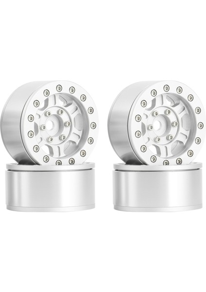 Adet 1.55 Metal Beadlock Tekerlek Jantları Hub 1/10 Rc Paletli Araba RC4WD D90 Tf2 Mst Jimny Tamiya CC01 LC70 Eksenel 90069,2 (Yurt Dışından)