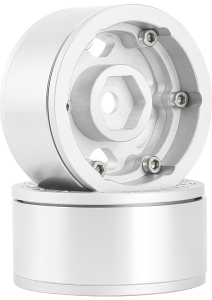 Adet 1.55 Metal Beadlock Tekerlek Jantları Hub 1/10 Rc Paletli Araba RC4WD D90 Tf2 Mst Jimny Tamiya CC01 LC70 Eksenel 90069,2 (Yurt Dışından)