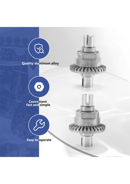 3 Adet Tüm Metal Diferansiyel Ana Eksen Tahrik Mili Dişli Seti Hosim Xlh 9125 Rc Araba Yükseltme Parçaları Aksesuarları (Yurt Dışından)