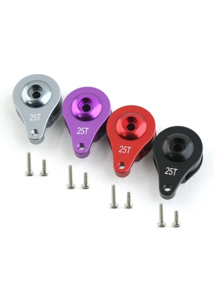 25 T Direksiyon Servo Kolu Servo Korna Traxxas Trx4 1/10 Rc Paletli Araba Büyük Tork Dijital Çekirdeksiz Servo Parçaları, 2 (Yurt Dışından)