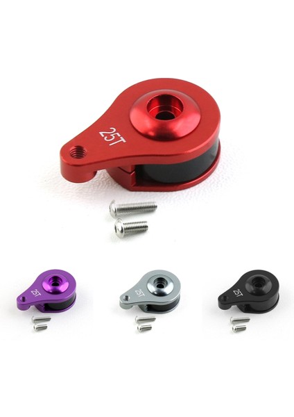 25 T Direksiyon Servo Kolu Servo Korna Traxxas Trx4 1/10 Rc Paletli Araba Büyük Tork Dijital Çekirdeksiz Servo Parçaları, 2 (Yurt Dışından)