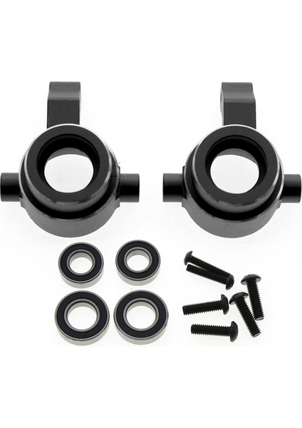 Alüminyum Direksiyon Blokları Rulman 9635 Için 1/8 Traxxas Kızak 95076-4 Rc Araba Yükseltme Parçaları Aksesuarları, Siyah (Yurt Dışından)