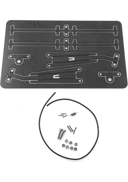 Metal Cam Sileceği Için 1/10 Rc Paletli Araba Eksenel SCX10 Jeep Cherokee Traxxas Trx4 Defender Bronco G500 Yükseltme Parçaları (Yurt Dışından)