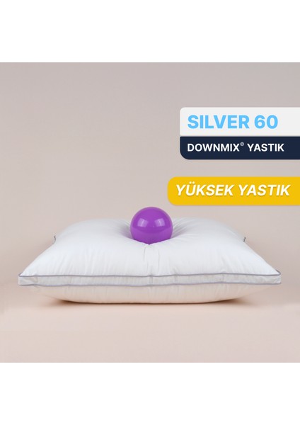 Silver 60 Downmix Yüksek Kaz Tüyü Yastık 50X70 cm