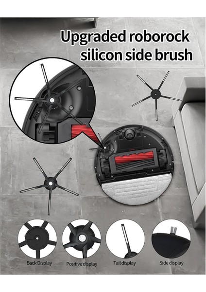 Roborock Q8 Max Q8 Max+ Q5 Pro Q5 Pro+ Robot Süpürge Aksesuarları Ana Fırça Hepa Filtre Paspas Toz Torbası (Yurt Dışından) fırsatları