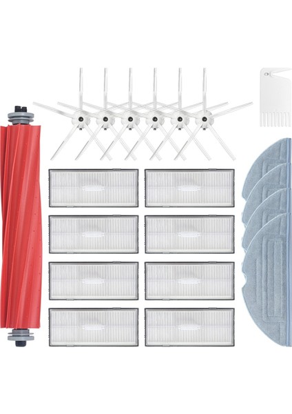 Xiaomi Roborock T7S T7 Plus T7S Plus S7 Elektrikli Süpürge Yedek Parçaları Için Mop Bezi Ana Fırça Yan Fırça Hepa Filtreleri (Yurt Dışından)