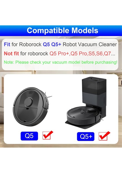 Roborock Q5, Q5+, Q5 Plus Elektrikli Süpürge Hepa Filtresi Için 8 Paket Q5 Filtre Yedek Parçası (Yurt Dışından) indirimleri