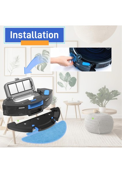 Tikom L9000, L8000, Laresar L6 Nex, Honiture Q6 Se, Lubluelu SL60D Robot Süpürge Yedekleri Için Aksesuarlar (Yurt Dışından) fırsatları