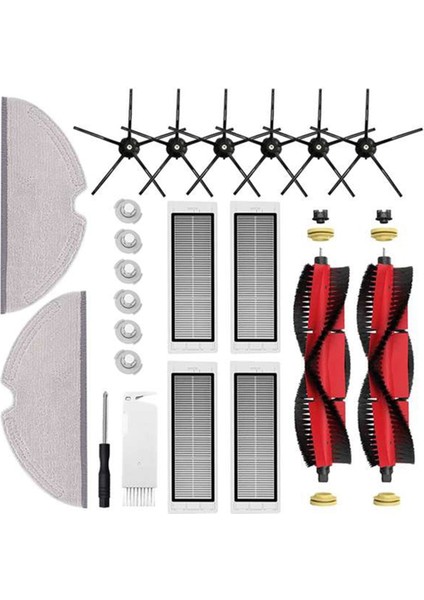 Xiaomi Roborock S5 S502-00 S502-02 S5 Max S6 S6 Maxv S6 Pure E4 E5 Robot Yedek Parçaları Ana Yan Fırça Hepa Filtre Paspas (Yurt Dışından)
