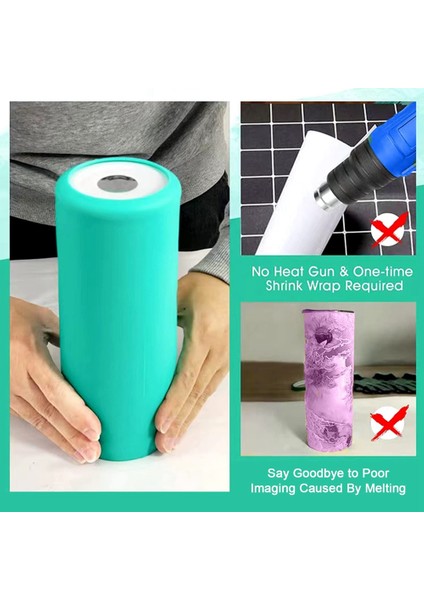 Sublimasyon Bardak Boşlukları Için Silikon Bantlar, 2 Boyutlu Elastik Sublimasyon Kağıt Tutucu, Aksesuarlar Gölgelenmeyi Önler (Yurt Dışından) fiyatları