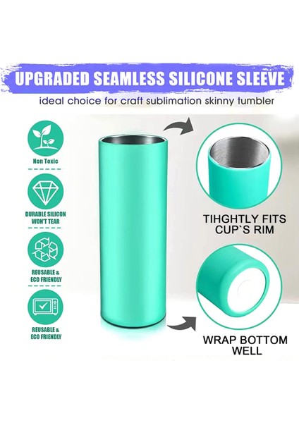 Sublimasyon Bardak Boşlukları Için Silikon Bantlar, 2 Boyutlu Elastik Sublimasyon Kağıt Tutucu, Aksesuarlar Gölgelenmeyi Önler (Yurt Dışından) modelleri