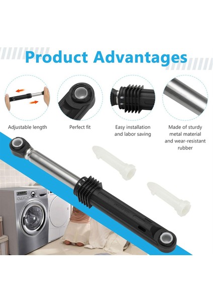 6 Adet 383EER3001G 4901ER2003A Çamaşır Makinesi Amortisörü Yedek Parça Lg Kenmore Çamaşır Makinesi 383EER3001F,383EER3001H (Yurt Dışından) modelleri