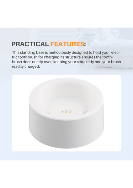 Süpürme Titreşimli Elektrikli Diş Fırçası Şarjlı Ayaklı Taban Depolama Standı Laifen LFTB01-P Beyaz (Yurt Dışından) indirimleri