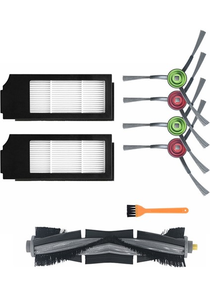 Cobos Süpürme Robotu Aksesuarları Için 8 Adet X1 Paspas Sileceği Ana Fırça Yan Fırça (Yurt Dışından) modelleri