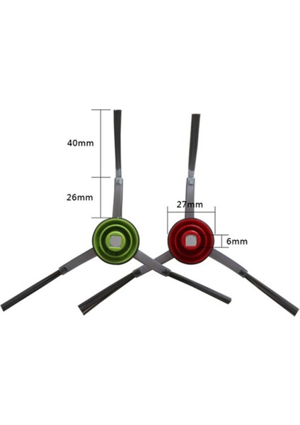 Cobos Süpürme Robotu Aksesuarları Için 8 Adet X1 Paspas Sileceği Ana Fırça Yan Fırça (Yurt Dışından) fırsatları
