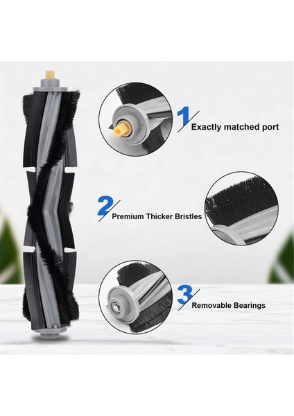 Ecovacs Deebot X1 Omni X1 Turbo X1 Plus Elektrikli Süpürge Robotu Için Aksesuar Seti Ana Fırça Yan Fırça Filtre Zemin Torbası (Yurt Dışından) fırsatları