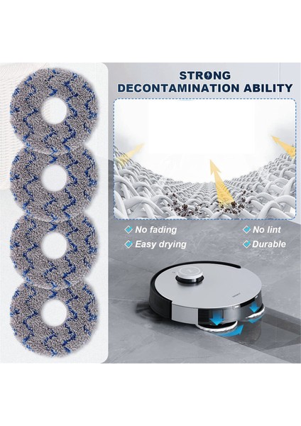 Ecovacs Deebot X1 Omni X1 Turbo X1 Plus Elektrikli Süpürge Robotu Için Aksesuar Seti Ana Fırça Yan Fırça Filtre Zemin Torbası (Yurt Dışından) indirimleri