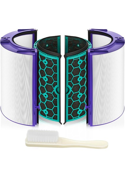 Dyson TP04 HP04 DP04 TP05 HP05 Pure Cool Hepa Arıtıcı Için Hepa Karbon Filtresi Kapalı Iki Aşamalı 360 Derece Filtre Sistemi (Yurt Dışından)