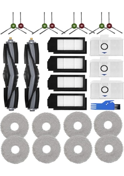 Ecovacs Deebot X1 Omni, X1E Omni Aksesuarları, Ecovacs Deebot X1 Turbo Elektrikli Süpürge Yedek Parçaları (Yurt Dışından)