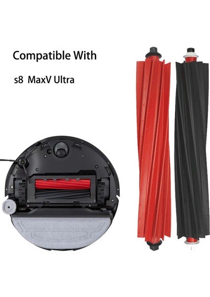 Roborock S8 Maxv Ultra ve S8 Max Ultra Robot Süpürge Silindir Yan Fırça Hepa Filtreler Paspas Pedleri Aksesuarlar (Yurt Dışından) fırsatları