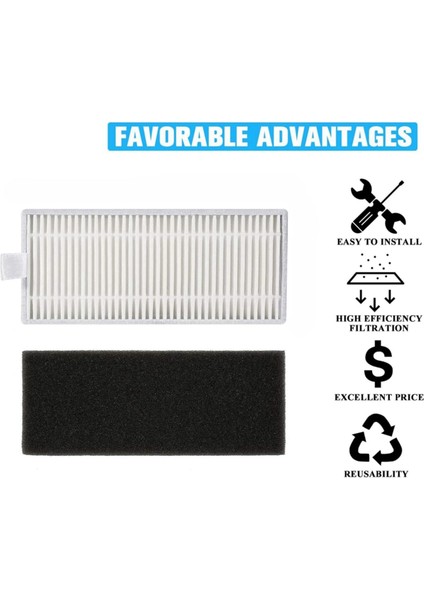 Eufy Robovac L35HYBRID/L35 Hybrid+ Robot Yedek Parçaları Için Vakum Aksesuarları Hepa Filtre Paspas Bezi Pedleri (Yurt Dışından) modelleri