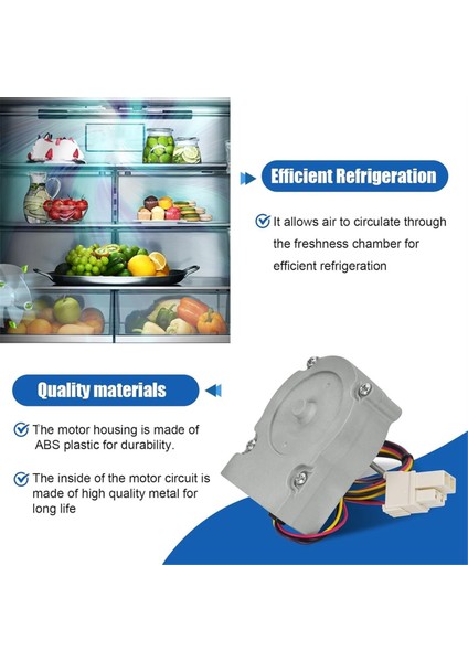 EAU63923603 Lg ve Kenmore Buzdolapları Için Buzdolabı Buharlaştırıcı Fan Motoru Montajı EAU65058305 AP6317197 PS12383671 (Yurt Dışından) fiyatları