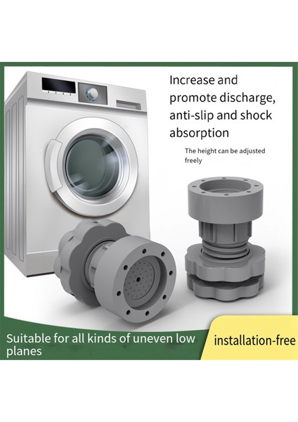 Çamaşır Makinesi Desteği Için 8 Adet Anti Titreşim Pedleri, Kurutma Makinesi Şok ve Gürültü Önleyici Ped, Yürüme Önleyici Çamaşır Makinesi Ped Kaideleri (Yurt Dışından) fiyatları