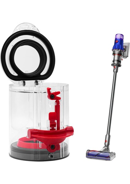 Dyson V10 Slim V12 Dijital Slim Toz Haznesi Kovası ve Üst Sabit Sızdırmazlık Halkası Elektrikli Süpürge Yedek Parçaları (Yurt Dışından) modelleri